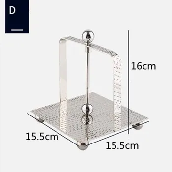 

Stainless steel tissue holder/Square tissue holder/ base/Hotel/napkin holder/table creative paper holder