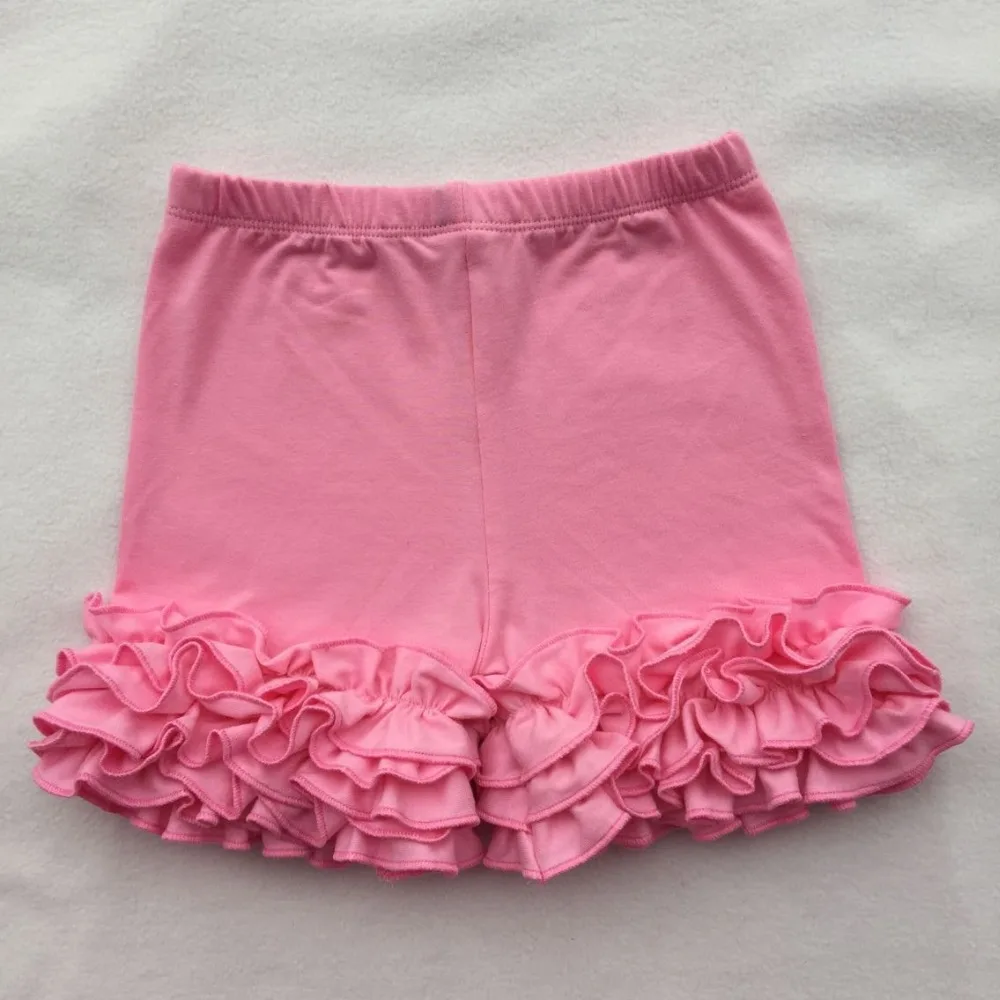 Toddler girls ruffled Icing shorts,girls red navy Icing style shorts ...