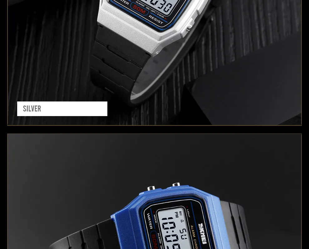 SKMEI Топ Роскошные для мужчин спортивные часы для женщин цифровые часы Секундомер 50 м водостойкие женские наручные часы relogio masculino1412