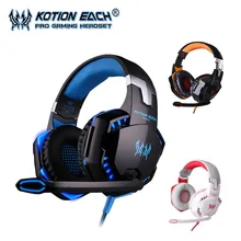 KOTION EACH G2000 Gaming Headset HIFI Стерео Проводной Наушники с шумоподавлением наушники с Микрофоном для Компьютера
