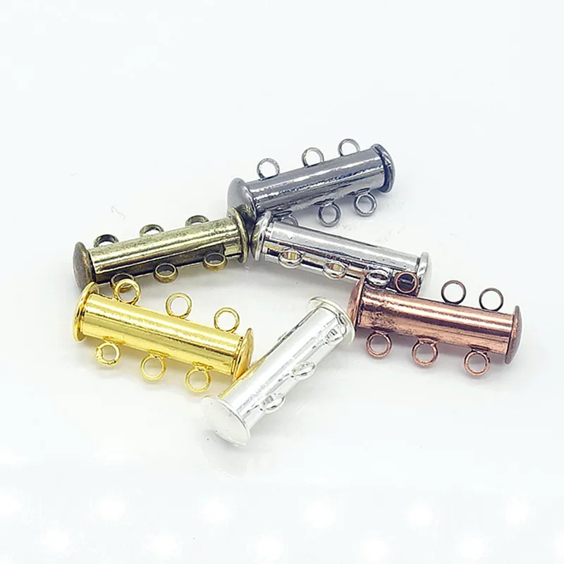 

10PCS Fashion Strong Magnetic Clasp for Bracelet Necklace Chain Rhodium Plated Buckle HooK Jewelry 21X10MM