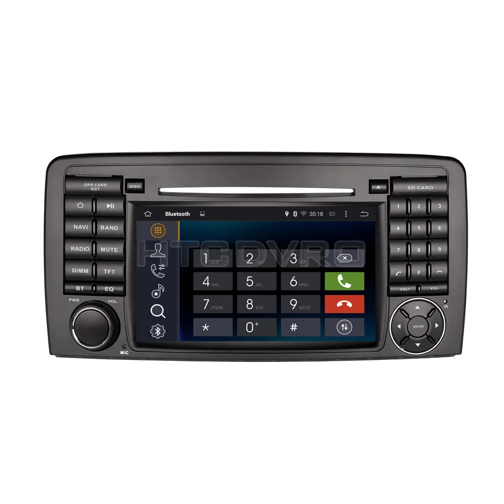 Top YMODVHT 7inch 4G Octa Core Android 9.0 7.1 Car DVD Player for Benz R class W251(2006-2014) R300,R350 Auto RDS Radio Audio Stereo 5