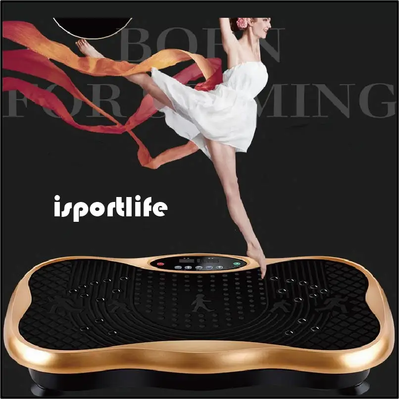 Crazy Vibration Plate Fitness Massager Vibrating Plate Vibrator Body Shaper Weight Loss Power Fit Massage Crazy Slimming Device