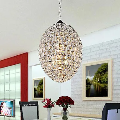 

Pendente LED Crystal Pendant Light Lamp With 3 Lights For Living Room,Lustre De Cristal,Lustres e Pendentes Free Shipping