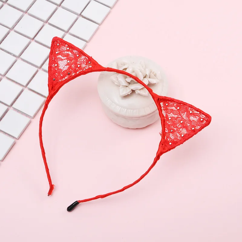 2018 Новая мода новинка Дети кошачьи уши оголовье Hairband фестиваль волосы девушки