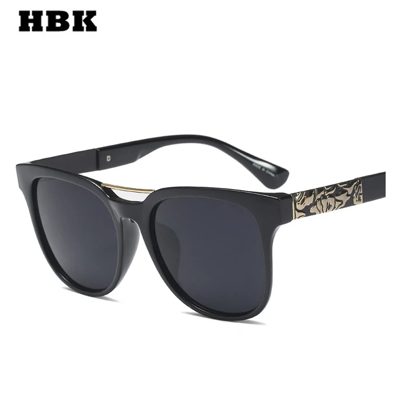 HBK Винтаж Квадратные Солнцезащитные очки 2019 Новая мода Брендовая Дизайнерская обувь черный, Красный Синий очки для Открытый Для мужчин Для