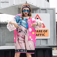 Розовая футболка с сетчатыми рукавами женские футболки короткий рукав ulzzang Одежда в Корейском стиле Kawaii Лето корейский стиль LT548S40