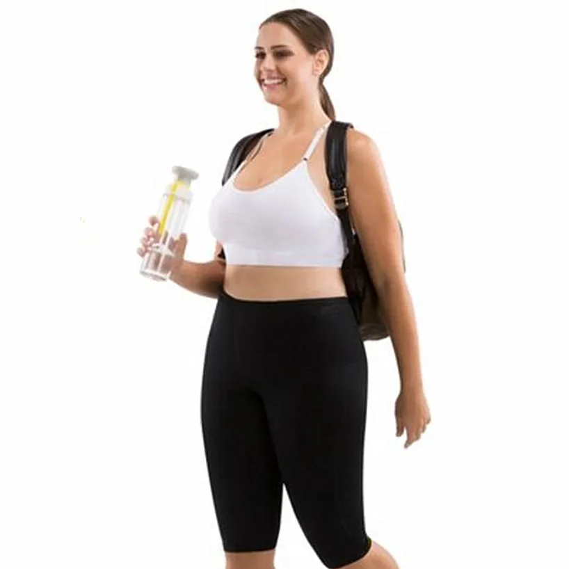 Для женщин формочек Неопрен Body Shaper штаны с резинкой на талии тренер для похудения рубашки с эффектом сауны для ног рукава потливость Вес потери руки Фитнес