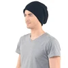 Bonnet en tricot pour homme Slouchy pour été hiver surdimensionné noir ► Photo 3/4