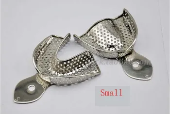 

2Pcs Small Denture Instrument Dental Products Stainless Steel Dental Tray Set