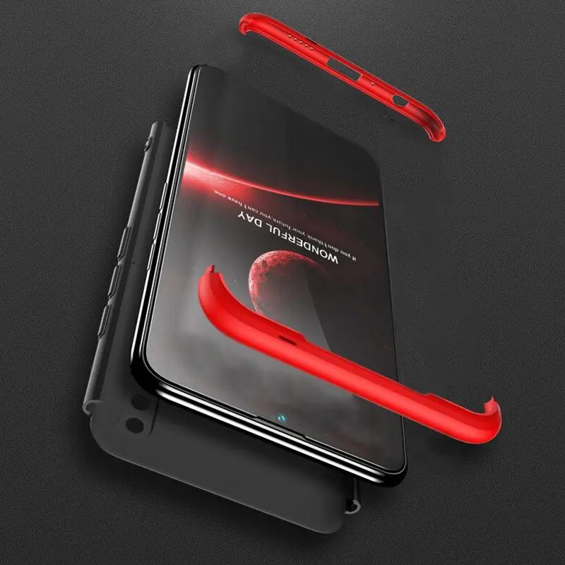 OLLVAN كامل 360 غطاء للحماية لسامسونج غالاكسي A8 زائد حالة البلاستيك الصلب PC الوفير لسامسونج A8 2018 8 زائد حالة كوكه