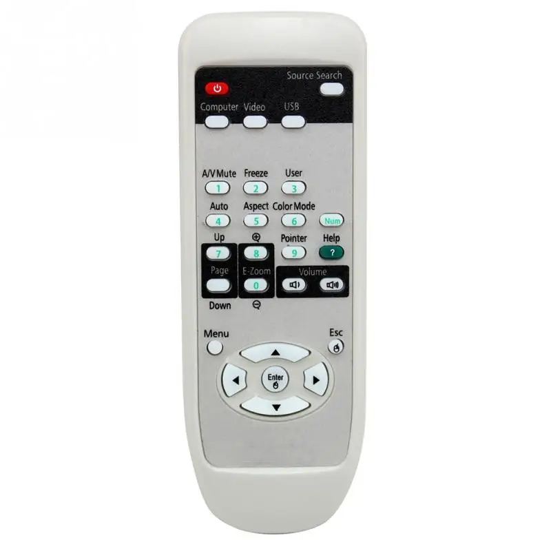 

White Projector Remote Controller For EPSON EMP-821 EMP-83 EMP-1700 EMP-1705