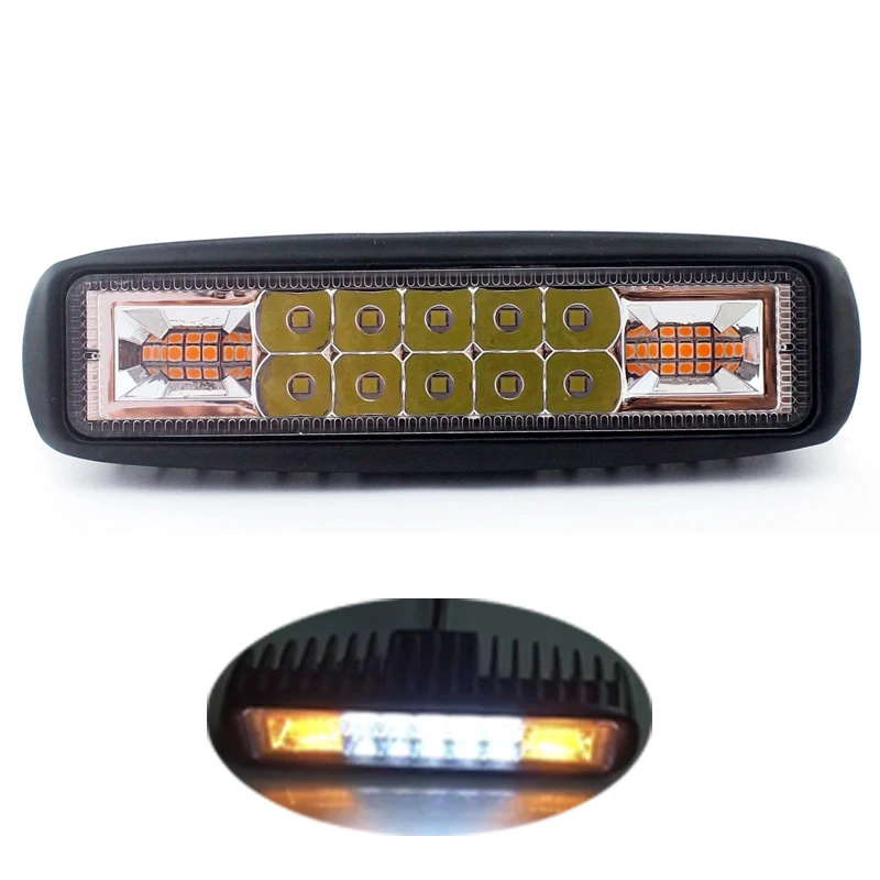 

GSEAtech 2019 Car Accessories Off Road worklight Amber 18W LED Work Light 12V 24V Mini 4x4 LED Bar For Offroad Truck Car Light