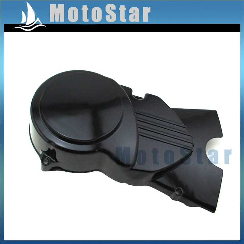 Черная Левая крышка статора двигателя для 50cc 70cc 90cc 110cc 125cc китайский питбайк Braaap Taotao Roketa Lifan YX Atomik Stomp