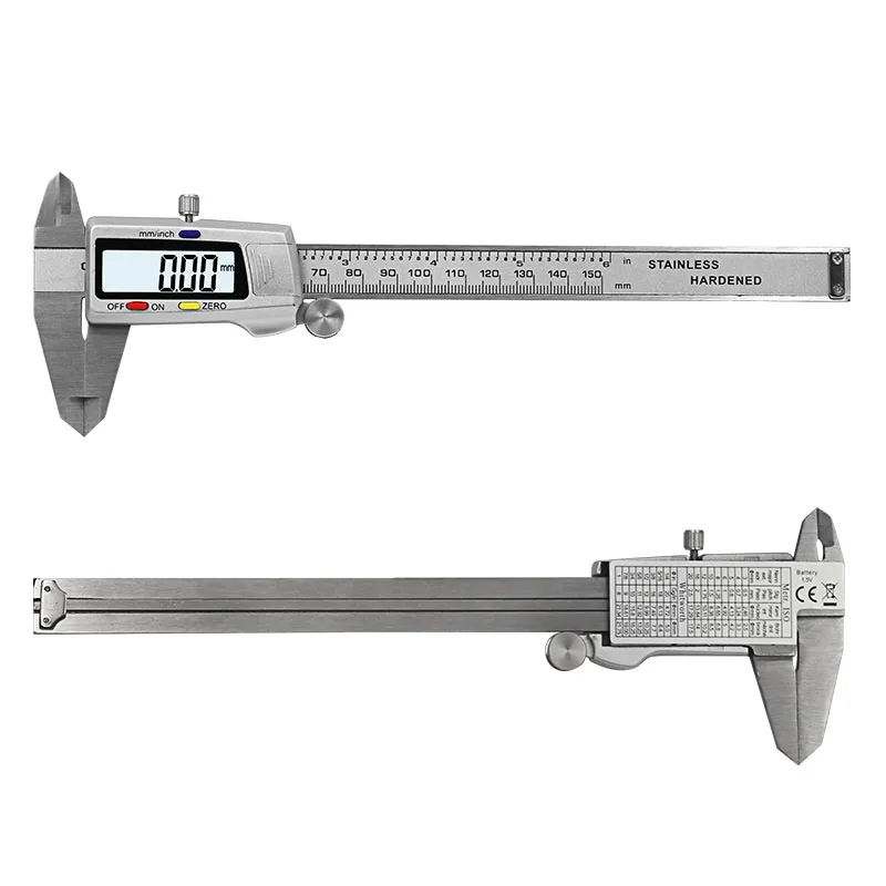 Измерительный инструмент из нержавеющей стали цифровой суппорт " 150 мм messchieber paquimetro измерительный инструмент штангенциркуль