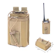 Molle тактическая портативная рация сумка Военная радио сумки журнал EDC поясная сумка для наружных охотничьих аксессуаров