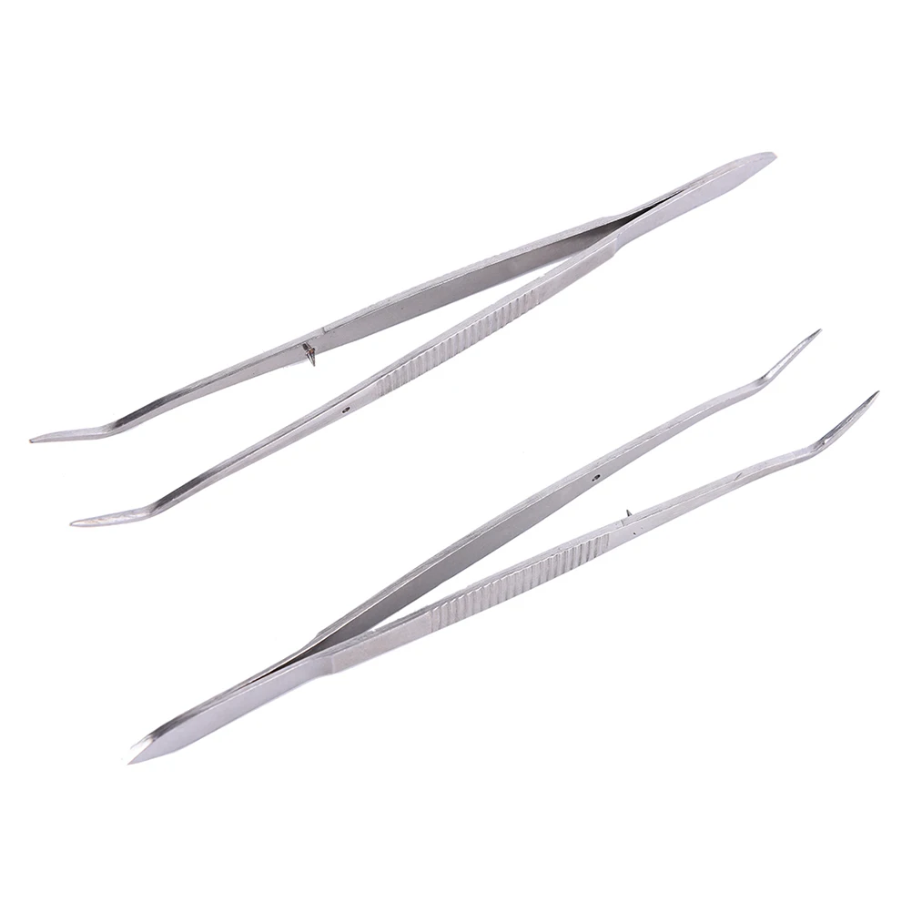 1Pcs Professional Dental Plier Stainless Steel Dental Tweezer Forcep
