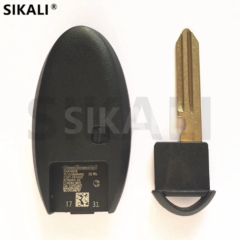 SIKALI смарт-карта пульт дистанционного ключа для NISSAN Altima Teana Maxima Murano для Infiniti G25 G35 G37 Q60 FX35 FX37 QX70 FX50