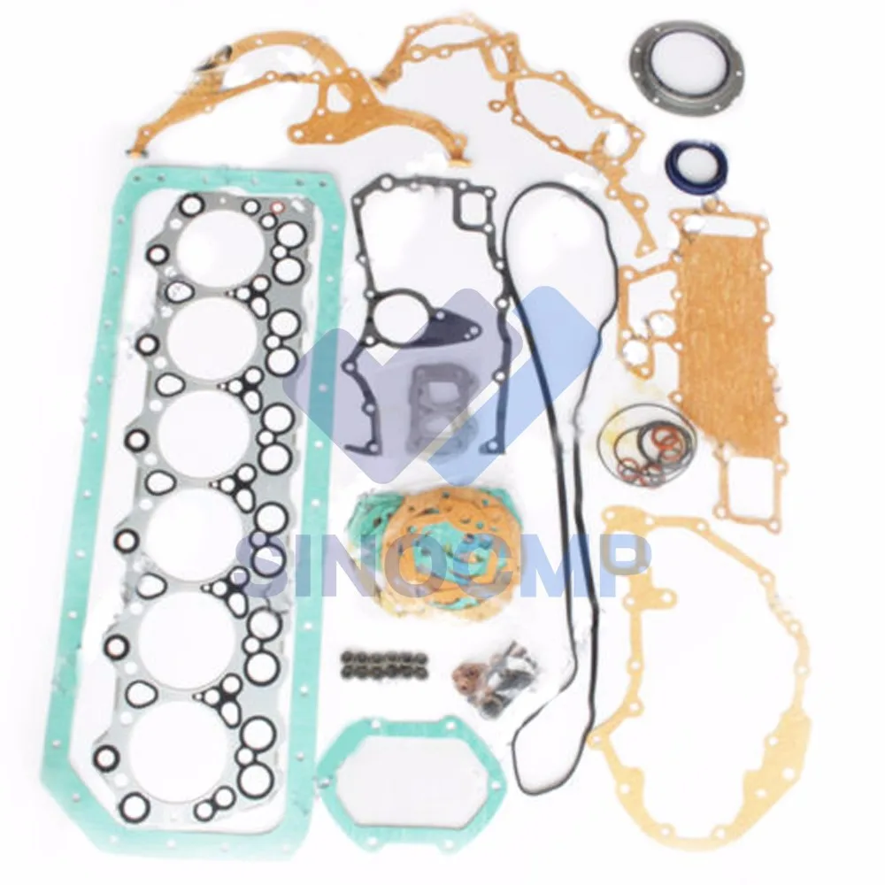 Mitsubishi 6D34 6D34T Engine Gasket Kit For Kato HD820 Kobelco SK230-8E_