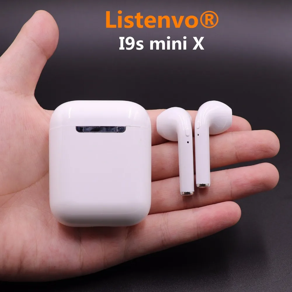 

New i9S miniX Wireless Bluetooth Earphones double ear Earbuds insivable headsets Air pods For android Apple iPhoneX/xs/8/7/ plus