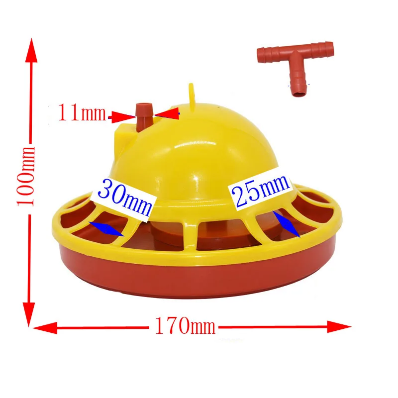 1 шт. курица питьевой автоматический цыпленок питьевой фонтан Брудер набор Птицы Фидер чашки фермы кормления животных полив питания