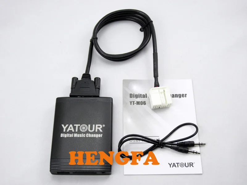 Автомобильный цифровой музыкальный адаптер Yatour USB MP3 AUX для Fiat Sedici / Suzuki Opel Agila 14