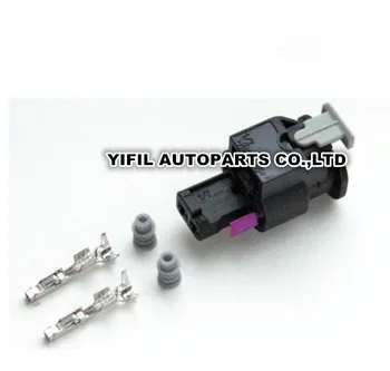 

10pcs/lot 2 Pin/Way Urea Nozzle Plug Grip Handle Ambient lighting Sensor Plug Connector For VW VAG 4H0 973 702 4F0 973 702