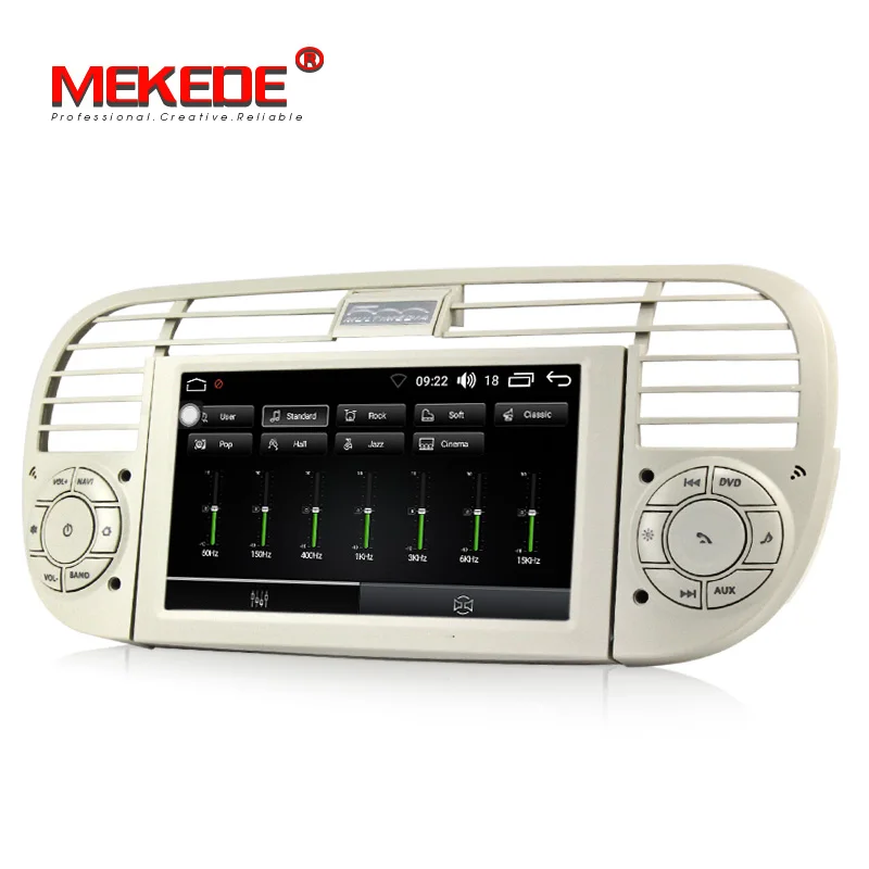 Excellent 1024x600 2+32G PX5 HD Android 8.0 Car Multimedia player For FIAT 500 Car Audio Stereo Navigation GPS Steering Wheel Control 4