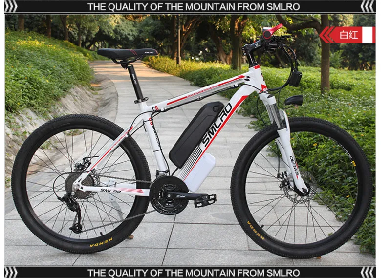Cheap Can be customized Smlro 48v 15A 350W 26 Inch Motor-driven electric bike Bicycle Mountain Vehicle bicicleta electrica ebike 15 Cheap Can be customized Smlro 48v 15A 350W 26 Inch Motor-driven electric bike Bicycle Mountain Vehicle bicicleta electrica ebike 15