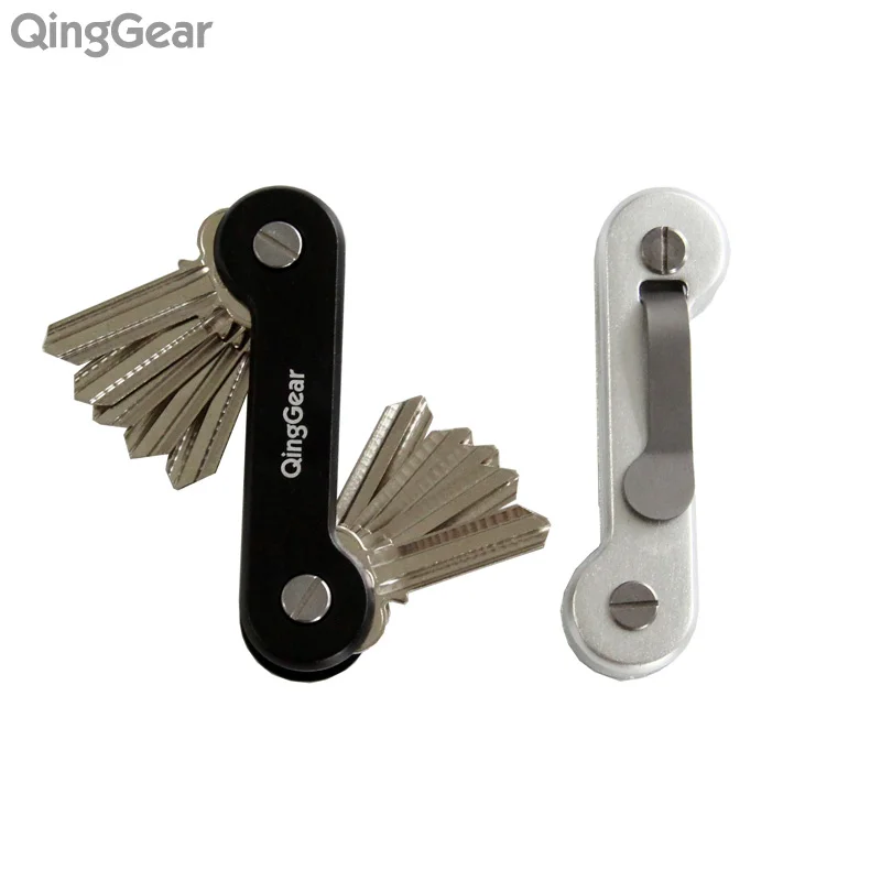 QingGear набор ручных инструментов, держатель для ключей, органайзер для ключей, карманный инструмент, организация с карманом, зажим, брелок