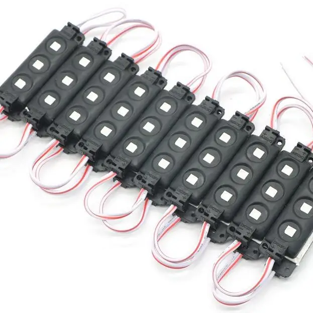 Светодиодный модуль 12 В светодиодный 5050 SMD 3 светодиодный водонепроницаемый RGB/белый/красный сменный светодиодный модуль светящиеся подвески освещение 2 года гарантии