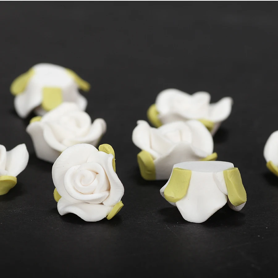 Buy 20pc/lot 15mm White Fimo Polymer Clay Simple