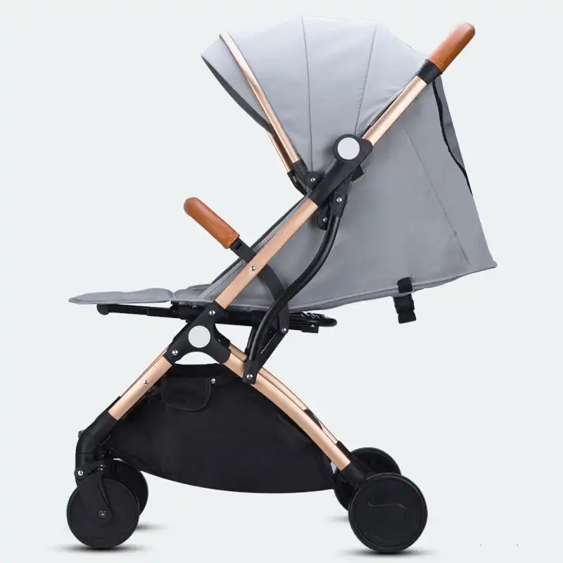 travel stroller with rubber wheels
