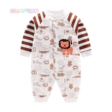 

Fashion Newborn Baby Boy Clothes Casual Cotton Boys Romper Long Sleeve Warm Girls Clothing Infant Baby Children's Clothes