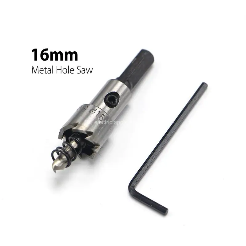 

1Pc 16mm 0.63" Core Drill Bit Metal Hole Saw High Speed Steel Core Special for HSS Stainless Steel