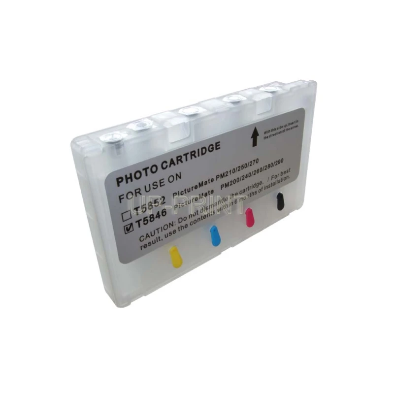 UP 10x T5852 Refillable ink cartridges Compatible for Epson PictureMate