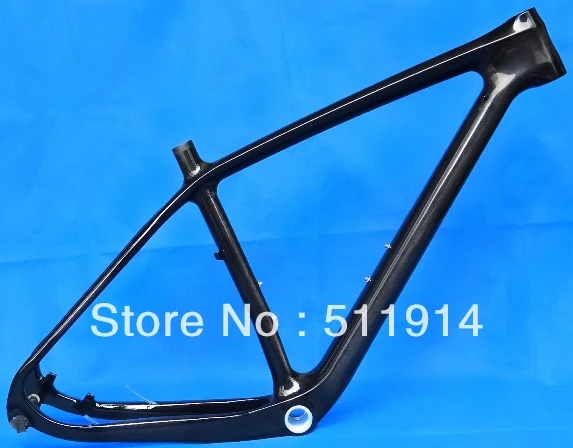 FLX-FR-202 полностью углеродный глянцевый горный велосипед MTB 29ER BSA рама+ гарнитура 15,", 17,5", 19"