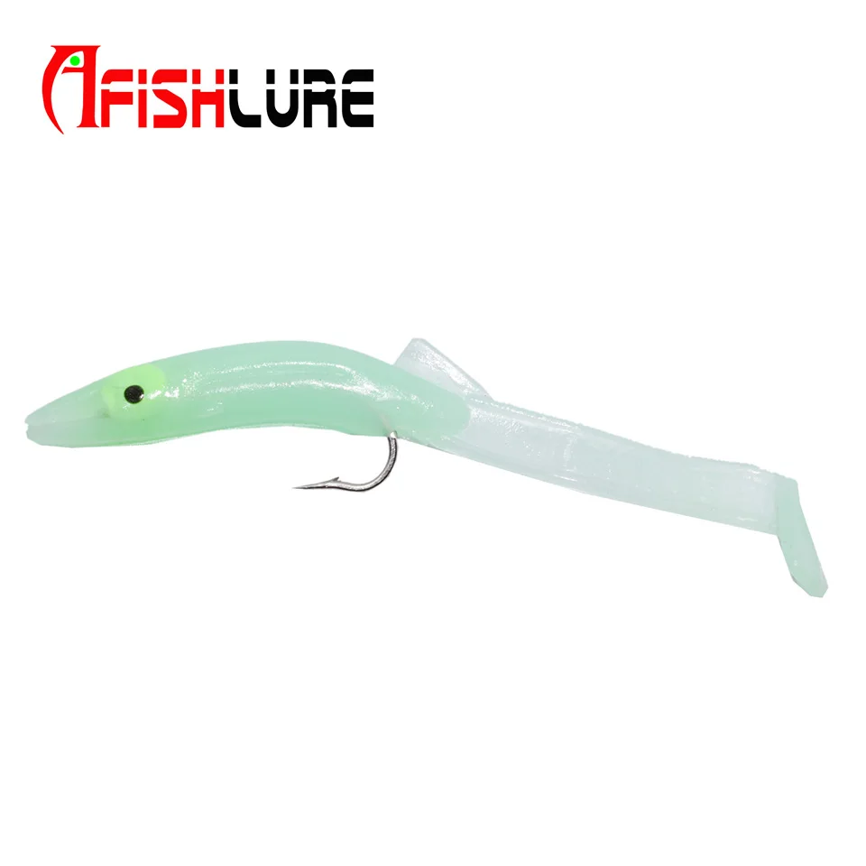 Afishlure, AR-26-65mm, искусственный морской угрь, 65 мм, Т-образный хвост, искусственная приманка, Мягкая приманка, ложная приманка, много цветов на выбор, 16 шт./лот