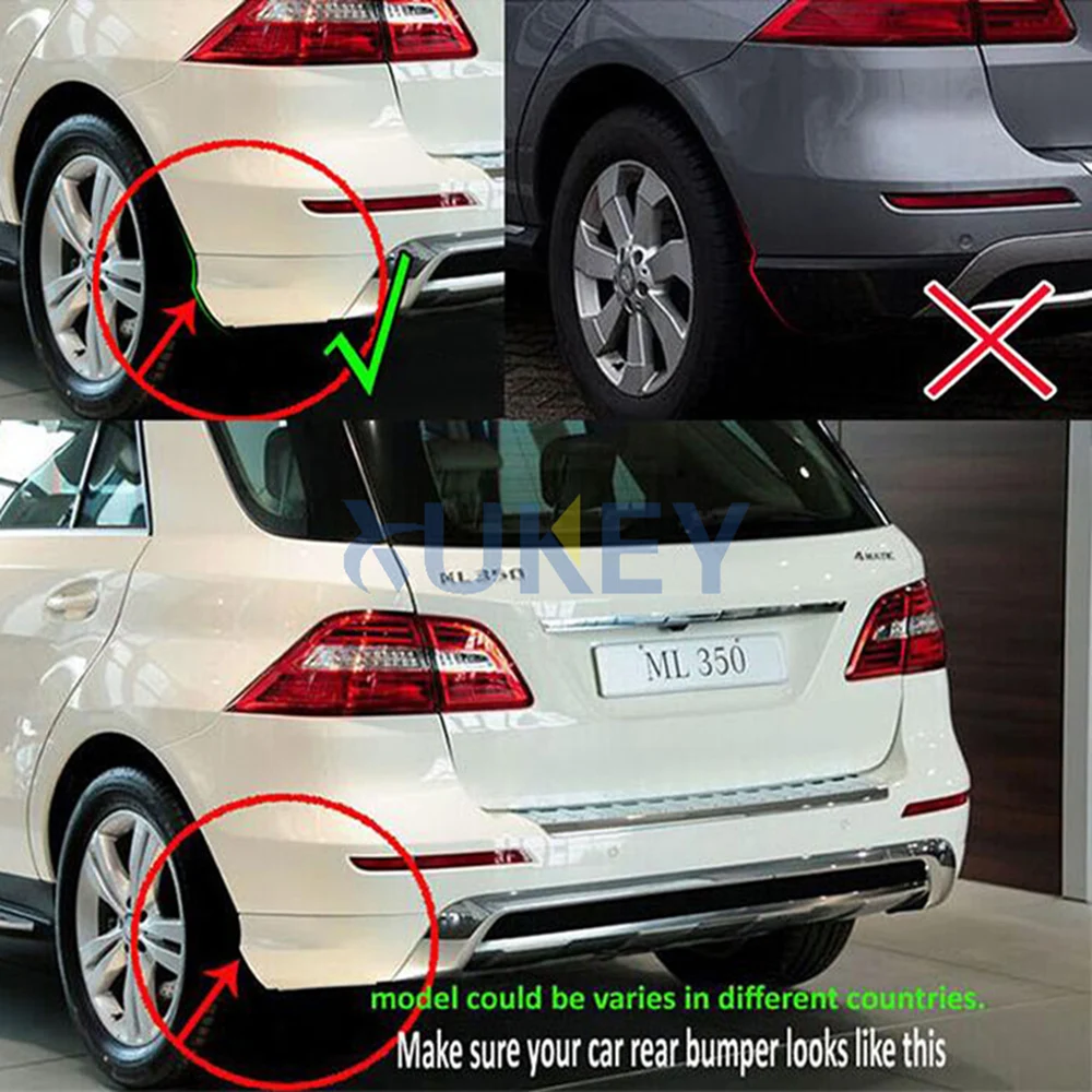 Брызговики для Benz M Class ML W166 2012- ML300 ML350 ML500 W/Брызговики для бега 2013 Аксессуары