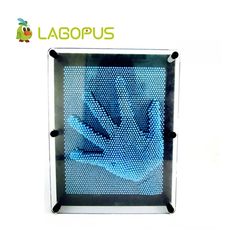 Lagopus Новинка 3D клон отпечатков пальцев антистресс Форма рук лица Модель Пластик Забавные игрушки очень большой иглы живопись для детей