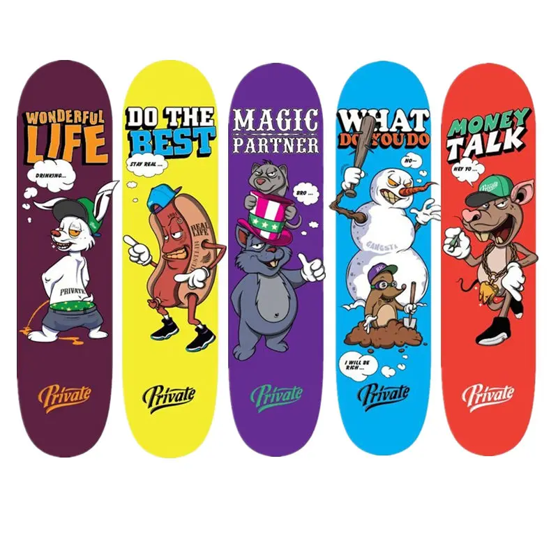 SK8ER Private Series Canadian Skateboard Deck 7.875/8/8