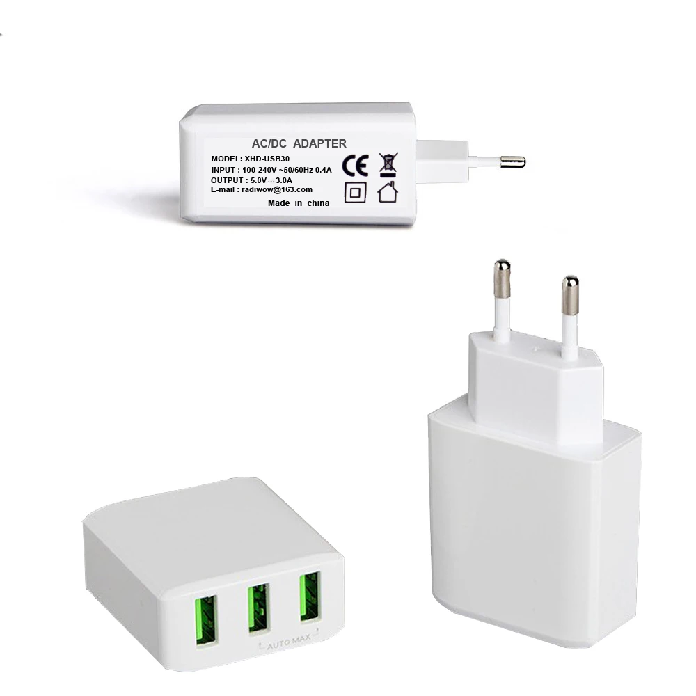 XHDATA 5 в 3 А USB 0 Мобильный телефон зарядное устройство гнезда интерфейсы выход