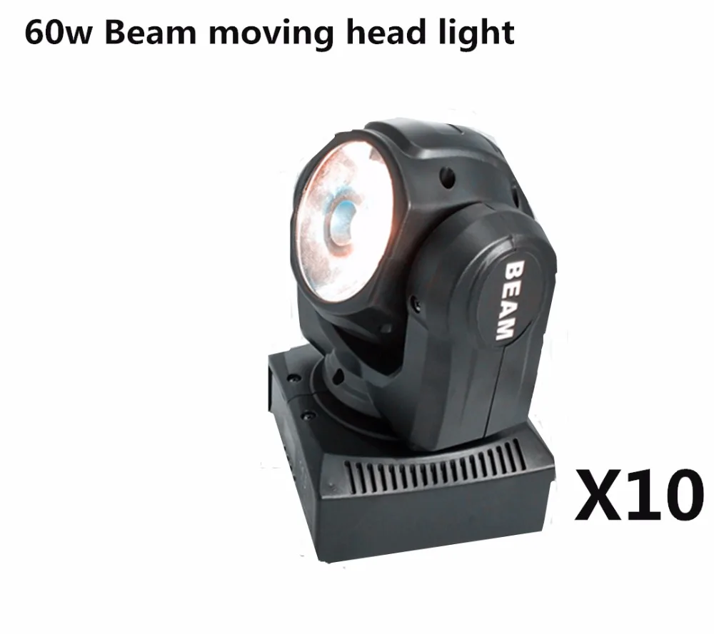 

10pcs/ 60W 4in1 RGBW Led Beam Light DMX512 LED Display Moving Head Light