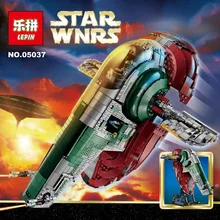 LEPIN STAR WARS 05037 UCS Slave I Slave NO.1 Model 2067pcs Building Block Bricks Toys Kits Minifigure Compatible 75060 Gifts