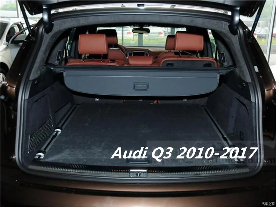 JINGHANG Car Rear Trunk Security Shield Cargo Cover For Audi Q3 2010