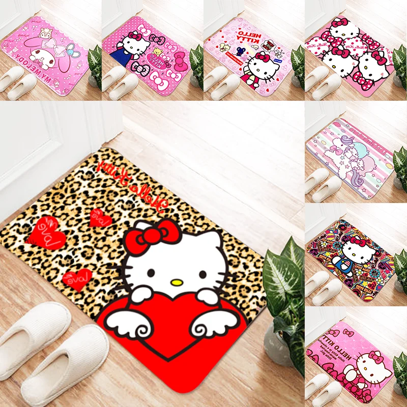 

1 Pcs Cartoon Melody Twin Stars Front Door Kitchen Bathroom Floor Mat