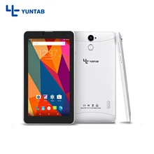 E706 Yuntab Nueva 7 pulgadas 3g PC de la Tableta de Doble SIM Mini tarjeta de Cuádruple Núcleo pantalla Capacitiva 1024*600 de Doble Cámara 2800 mAh batería