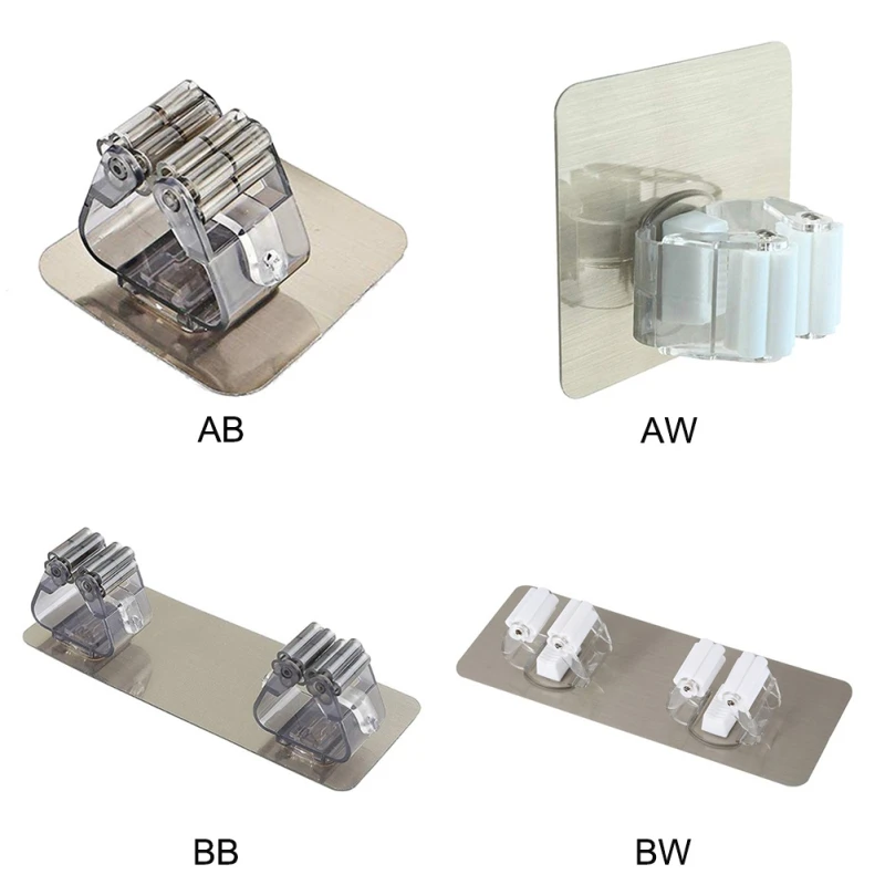 Настенный держатель для метлы кухня ванна стена держатель для швабры Волшебная наклейка метла тряпка для швабры Органайзер подвесные крючки кухонный инструмент