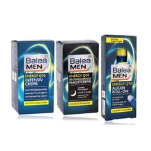 Balea men Energy Q10 интенсивный дневной крем для лица+ восстанавливающий ночной крем+ роликовый крем для глаз для усталой кожи для повышения упругости кожи