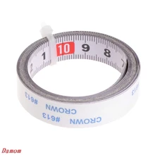 Клейкая Метрическая шкала рулетка 1 м паста Механическая стальная линейка обратного хода для фрезерной пилы настольная ленточная пила Деревообрабатывающие инструменты